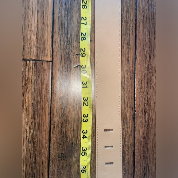 Gray Michael Kors Wide logo belt monogram leather belt - Picture 12 of 16